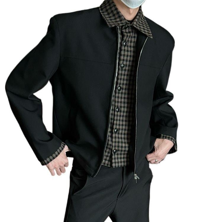 Autumn Cleanfit Waffle Long-sleeved Coat Men's and Women's Loose Trend Old Money Style Sub-jacket Casual Versatile