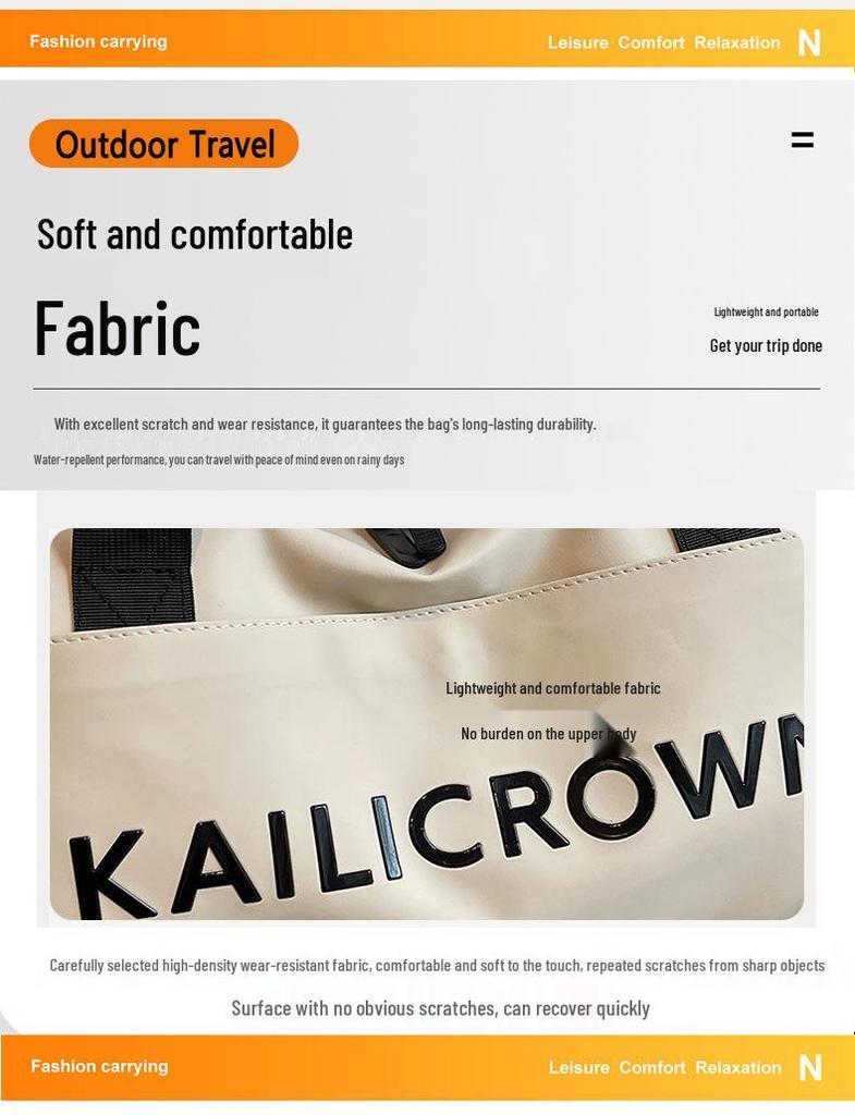 Unisex Sports Fitness Travel Bag 2025 - Large Capacity, Dry/Wet Separation, Short Trip