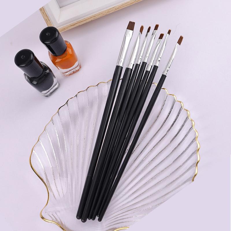5/7Pcs Dental Resin Shaping Brush Pens Nylon Brush Nails Art Brushes Various Size Dentistry Composite Teeth Dentistry Material