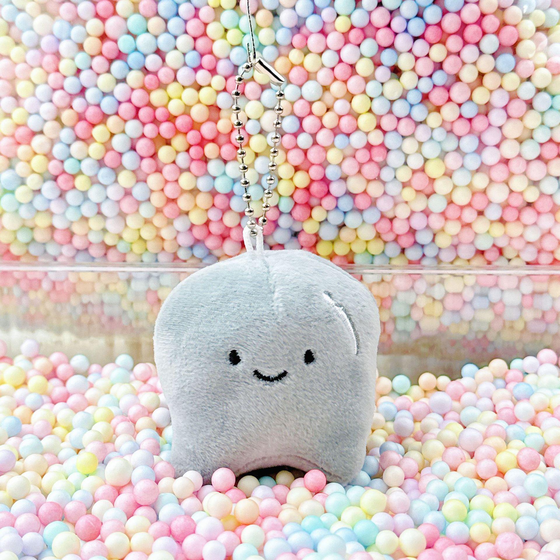 

Douyin Xiaohongshu Мультяшная зубная щетка и зубная паста Плюшевая кукла Подвеска для пары. Height 13 cm