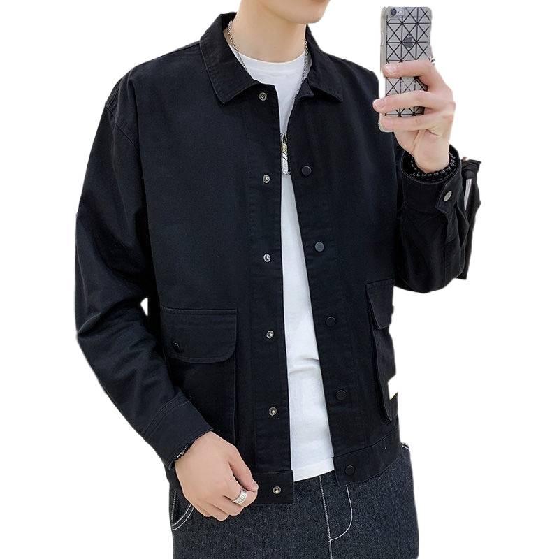 Men's Trendy Korean-Style Cotton Jacket for Spring & Autumn (2025)