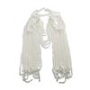 Versatile Pearls Body Jewelry Beaded Cape Featuring Removable Tassels for Multiple Fashion Scenarios Swim Event Ready