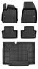 Jeu de 3 Tapis en Caoutchouc 3D Tapis Renault Clio E-Tech 5 Hb Depuis 2019-