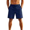 Men Drawstring Waist Outdoor Athletic Shorts Relaxed Fit Lightweight Breathable Fabric Casual Style Versatile Design