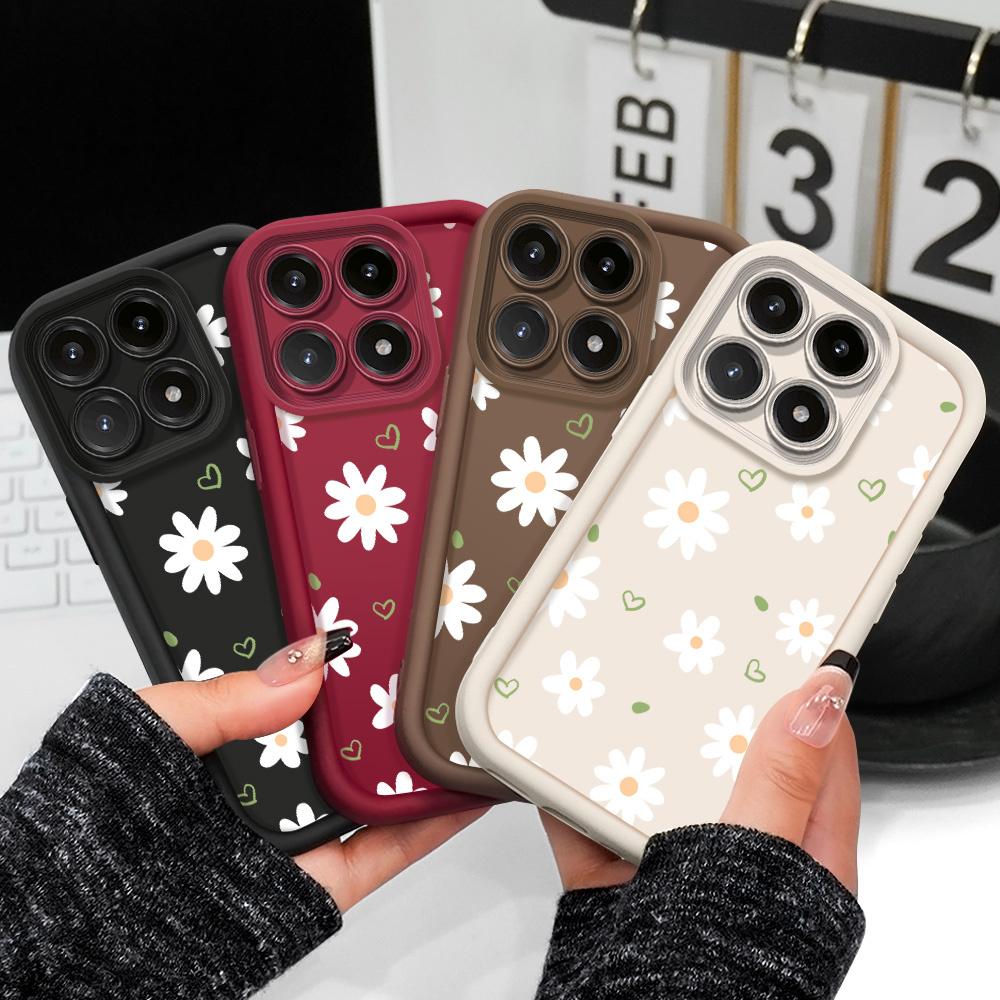 Floating Daisies Phone Case For Xiaomi 15T 14T 13T Pro 17 15 14 13 12 Lite Ultra Pro Max 5G Staircase Soft Cover