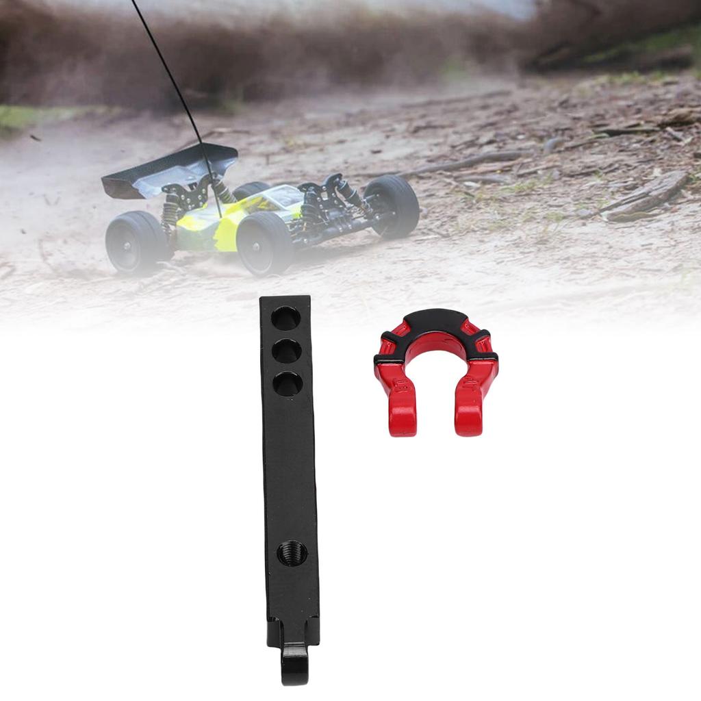 Metal RC Trailer Hitch Tow Hook High Strength Alloy Trailer Hitch Receiver for 1Celsius8 1Celsius10 RC Crawler Accessories