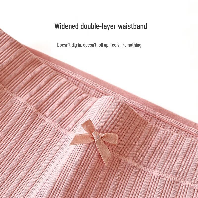 FitonTon Women's High-Waisted Cotton Shaping Briefs 4-Pack