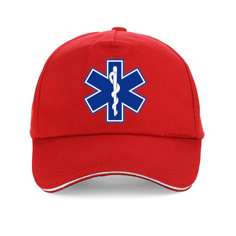 Star Of Life Print Hat Cap Emt Paramedic Emergency Medicine Baseball Cap Support For Those Emergency Medical Profession Hats