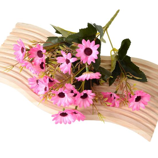 Künstliche Blumen 18 Sträuße Kunstseidenblumen-Sträuße Frühlings-Falsche Wildblumen mit Stiel für Vase Pflanzgefäß Blumengestecke Tischdekorationen