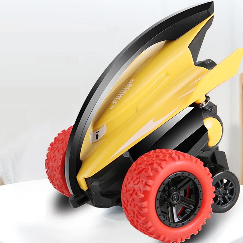Inertial Rotating Gyro-Car Boys Girls Early Developmental Toy for Children жёлтый
