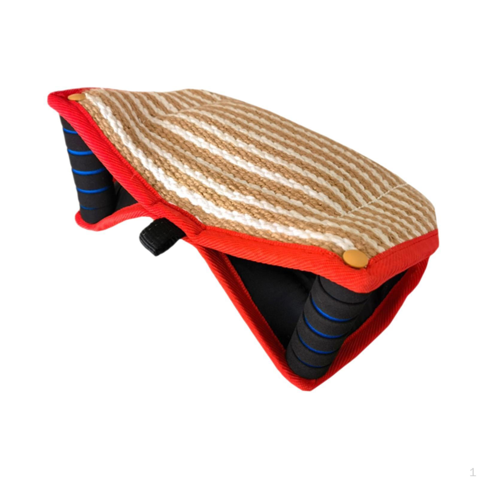 

Подушка для укуса собаки, игрушка-перетягиватель, легкая, тренировочная, кусающая, устойчивая к разрывам красный