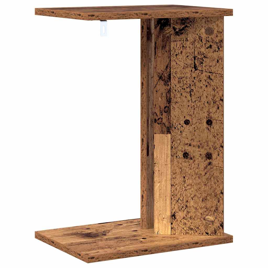 Side Table Reclaimed Wood Look 35 x 25 x 50 cm Engineered Wood