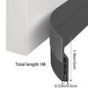 1PC 1m/39.37in Door Draft Stopper Under Door Draft Blocker Insulator Door Sweep Weather Stripping Noise Stopper Strong Adhesive