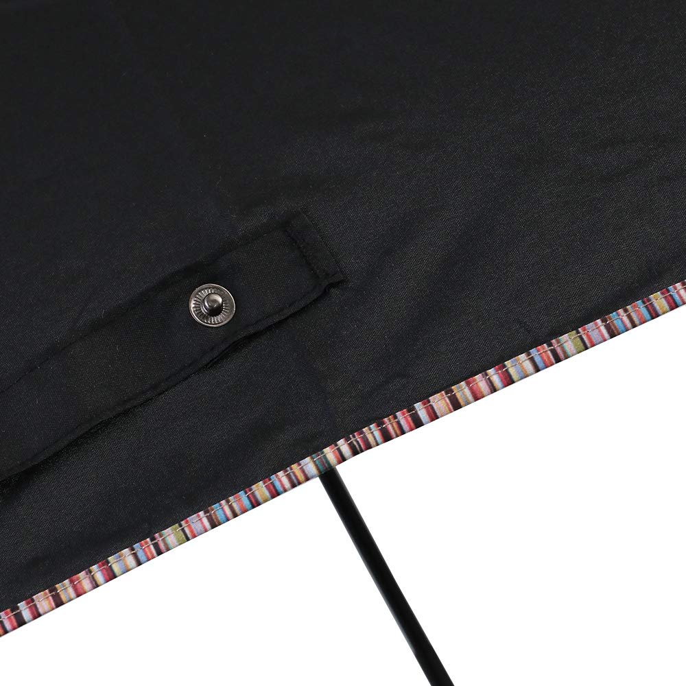 Paul Smith M1A UMBT ATRIM 92 Unisex Folding Black Umbrella, [Used]
