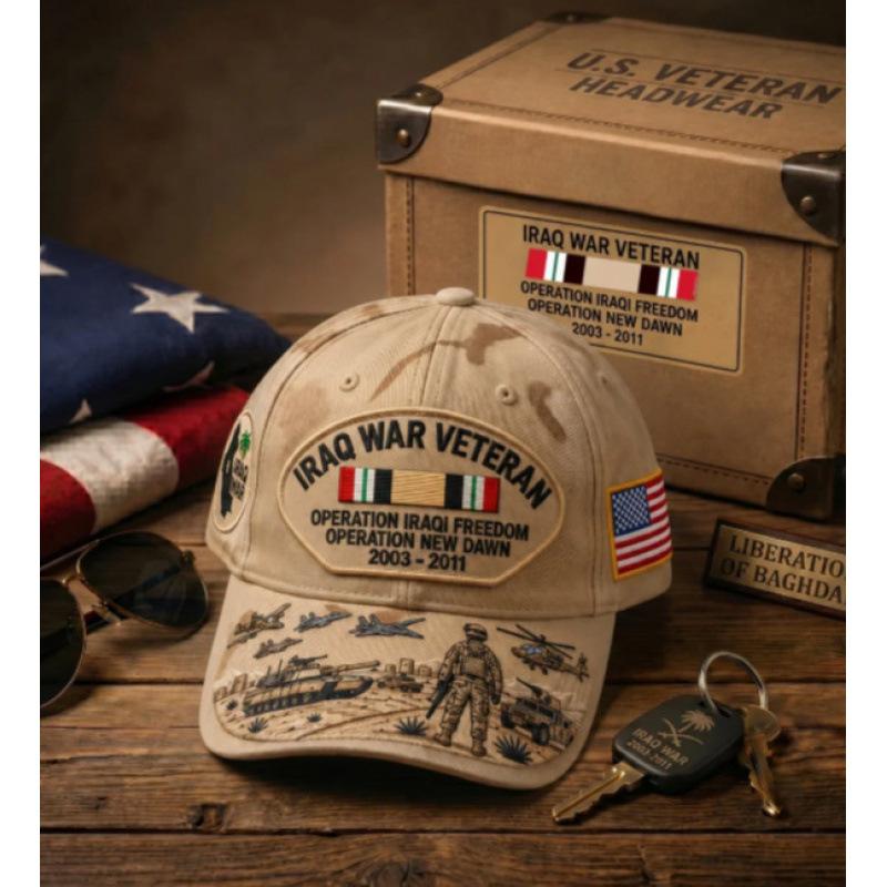 New American Anniversary Baseball Cap D Digital Printing Baseball Cap American Retro Cap