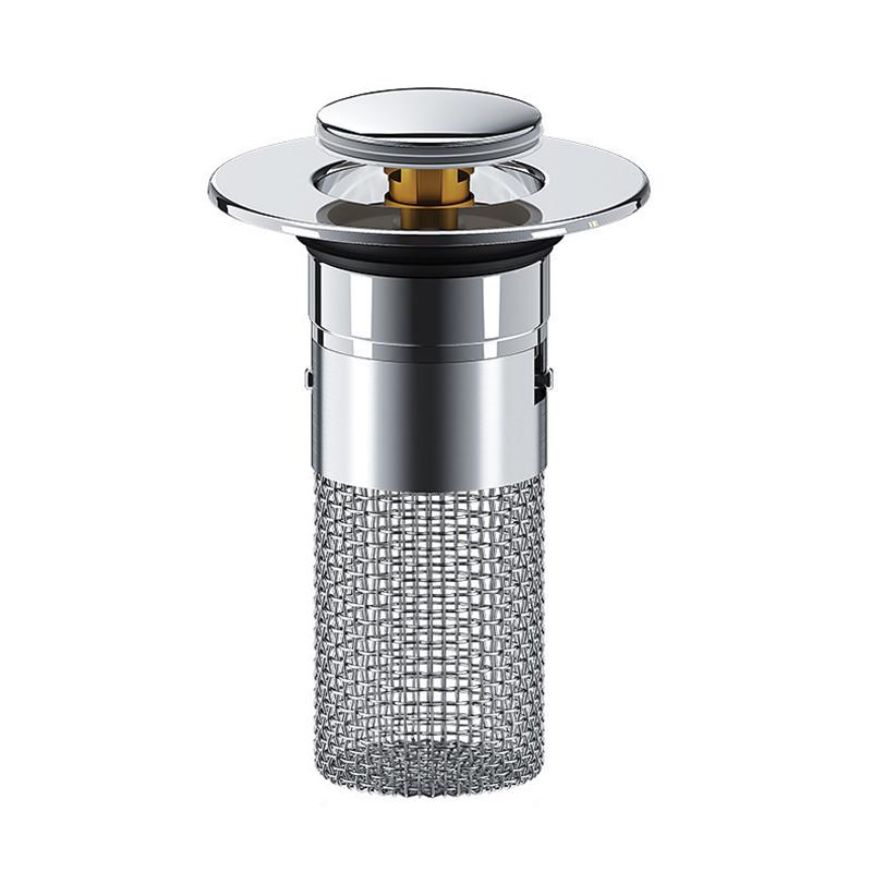 Umyvadlová zátka, proti zápachu, vyskakovací sáček, zátka do umyvadla, lapač vlasů, sítko do sprchy, nerezový filtr, sáček do umyvadla