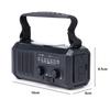 Solar Powered AM FM Weather Radio SOS Alarm Type-C Charging Emergency Weather Radio with LED Flashlight Reading Lamp for Outdoor