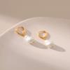 Pearl Earrings: Irregular Shell Pearl, High-end, Versatile, French Chic Ear Cuffs