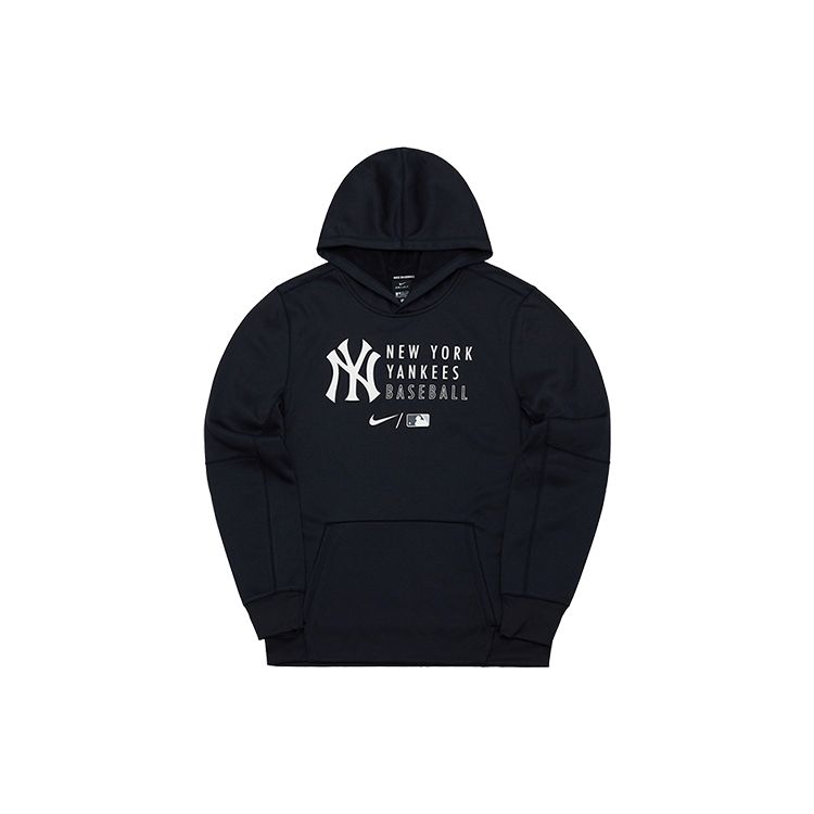 Nike X Mlb Hoodie Collaboration Youth Letter Logo Print Long Sleeve Hooded Kids Hoodies Black 3Z3B7SAVD-NYY M