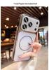 iPhone 17 Pro Max Electroplated Frosted Magnetic Lens Protective Case
