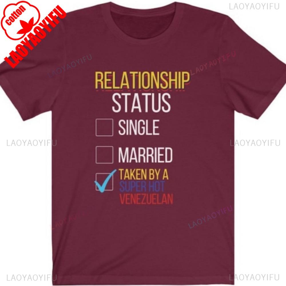 Taken By A Super Hot Venezuelan Shirt Venezuela Unisex Perfect Gift for Venezuelan Friend Boyfriend Cotton  Clothing
