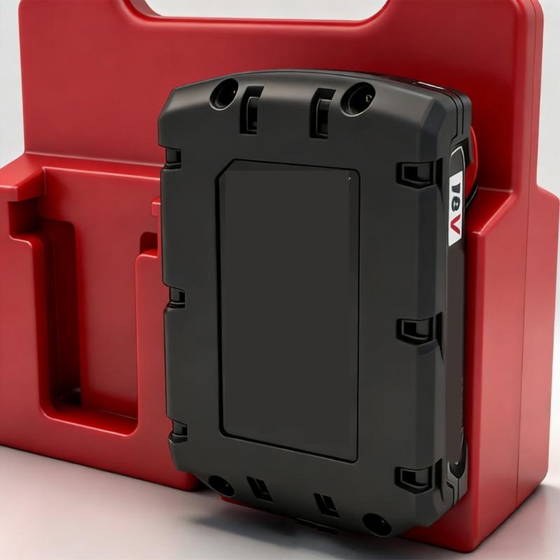 Portable Battery Organizers with Multiple Slots for Neat Keepings and Protections of 18V Power Tool Batteries