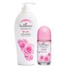 Enchanteur Romantic Perfumed Body Lotion, 500ml, with Aloe Vera & Olive Butter for Silky Smooth Skin & Enchanteur Romantic Roll-On Deodorant for