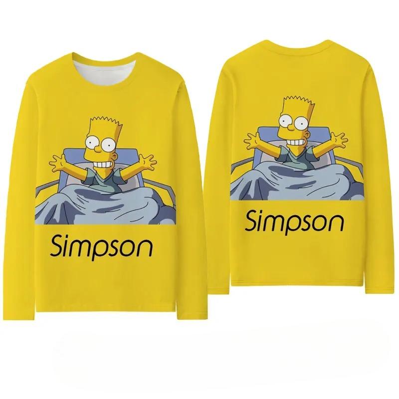 

3D Милый Мультяшный Принт Топ Повседневные Мужские Футболки с Длинным Рукавом - Мягкая Ткань из Полиэстера средней эластичности Весенняя и Осенняя Одежда Свободного Кроя 5XL