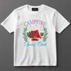 Campfire Social Club T Shirt or SweaT Colorful Retro Tent Camping for Outdoorsy Friends Cozy Nature Lovers Vintage Washed