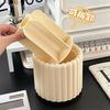 Rotating Dust-Proof Cosmetic Organizer: Makeup Brush Holder, Lipstick & Eyeshadow Storage, Desk Pen Holder