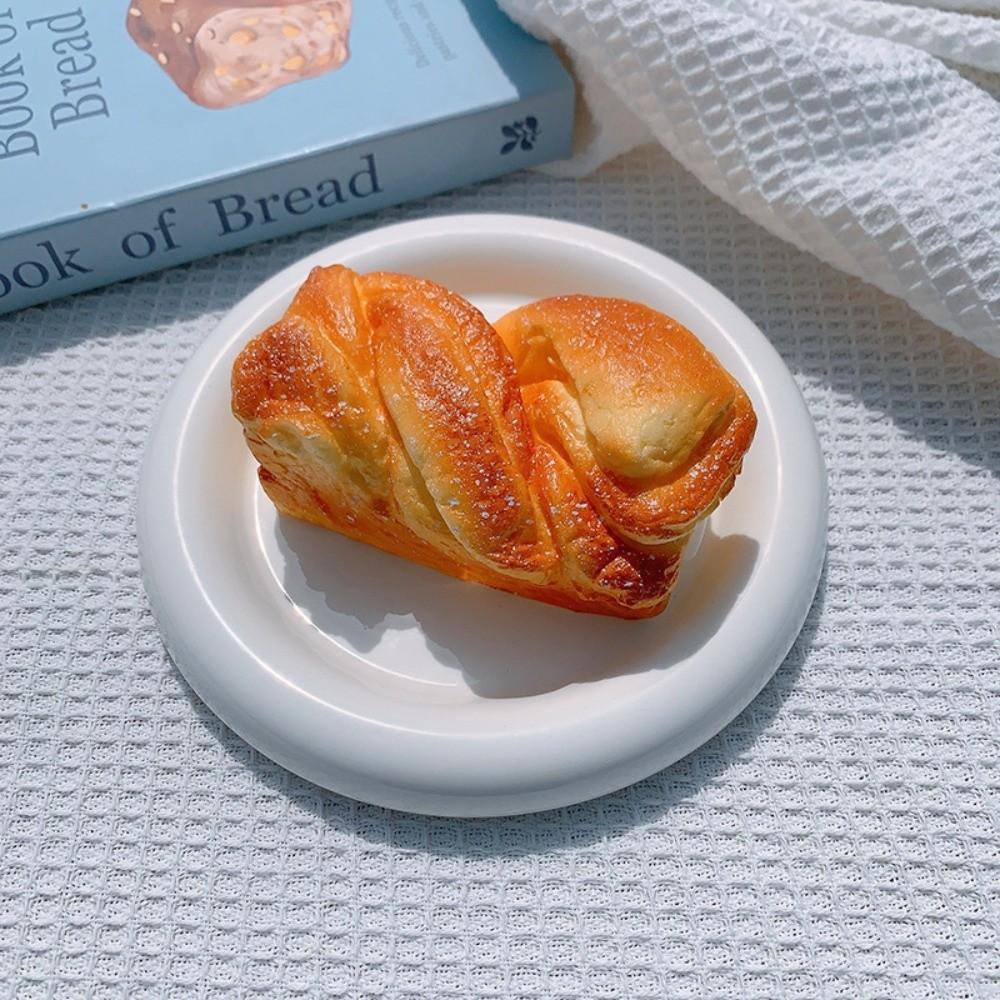 Soft Simulated Cheese Bun Stress Relief Squeeze Toy Funny Bread Squishy Toy for Adults Kids Gift