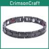 Elegant Titanium Steel Magnetic Bracelet For Men And Women With Health Benefits