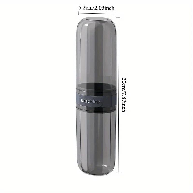 Toothbrush Travel Containers Transparent Portable Toothbrush Case Outdoor/business Trip/travel Acessories