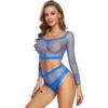 Women Sexy Hollow Out Two Piece Mesh Intimate Lingerie