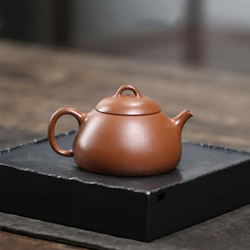 110ml Yixing Small Capacity Purple Clay Teapot Master Handmade Tea Pot Kettle Beauty Tea Infuser Chinese Raw Ore Zisha Tea Set