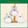 Portachiavi Peluche Totoro Carino Peluche Corto Ultra-morbido Ciondolo per Borsa Regalo per Coppie Portachiavi