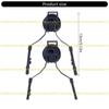 A1A2 Helmets Adapter Headset Bracket Rotating Headset Earmuffs Side Support