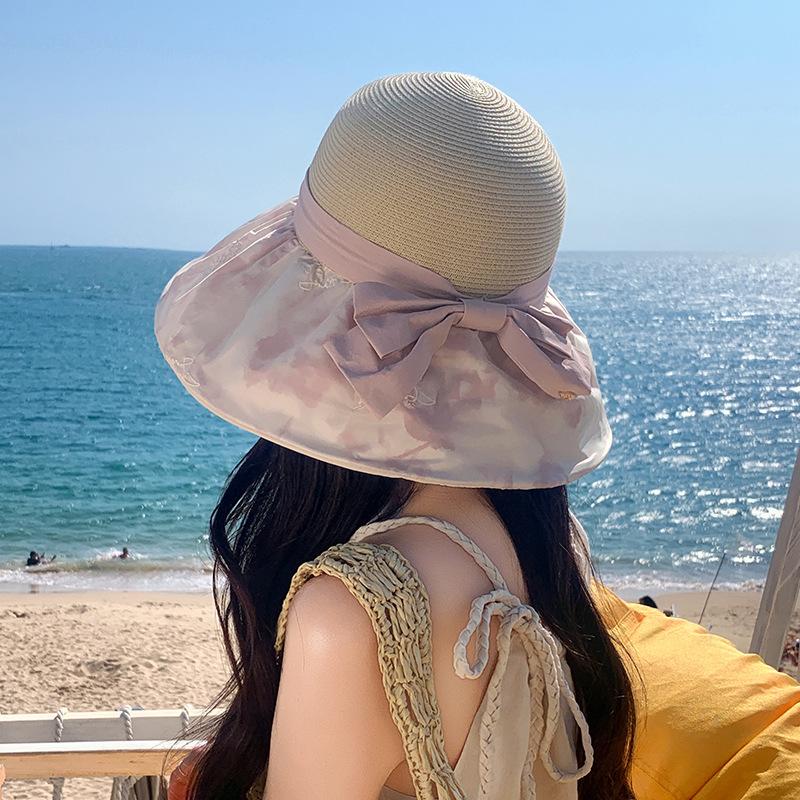 Premium Sense Fisherman Hat Children Summer Pastoral Big Eaves Breathable Sun Protection Hat Outdoor UV Protection Beach Hat