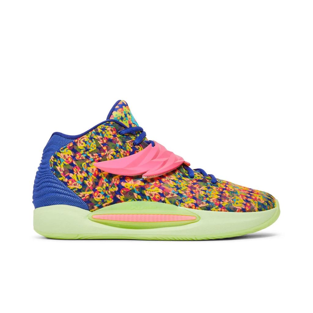 Nike KD 14 EP 'Ron English 1' (Unisex) Lapis / Hyper Pink / Turquoise Blue Basketball Shoes DO6902 400