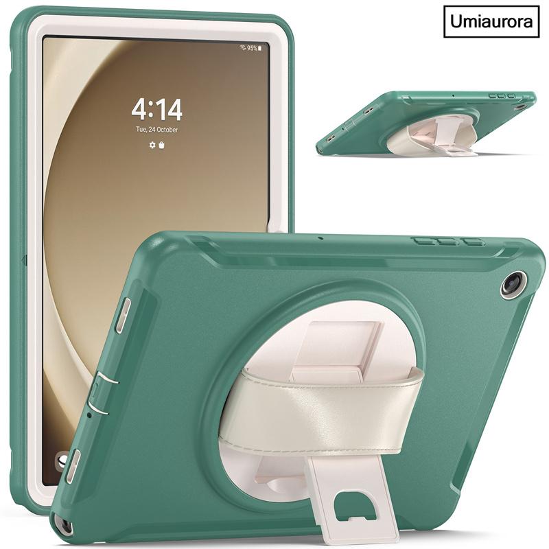 For Samsung Tab A A7 A8 A9+ A11 Plus 11 Inch SM-X230 X210 X200 S6 Lite 10.4" Shockproof Tablet Case Hand Strap Stand Armor Funda