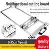 Portable Multifunctional Cutting Board with Fixed Frame for High-Precision Woodworking
