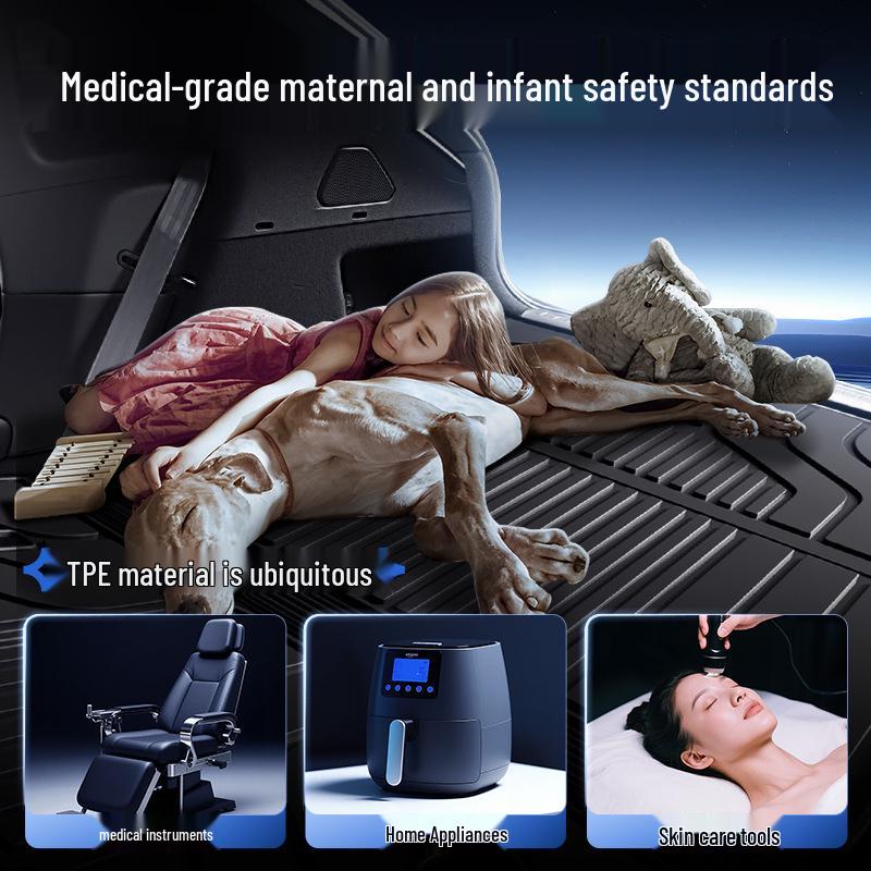 BYD Yuan PLUS TPE25 Integrated Trunk Mat - Car Accessory