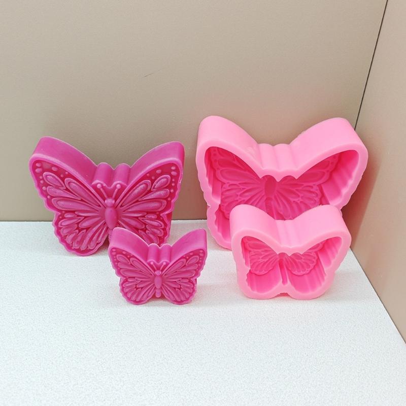 Butterfly Candle Molds Silicone Mould Animal Molds Scented Candle Casting Molds for Cake Chocolate Fondant Decorations