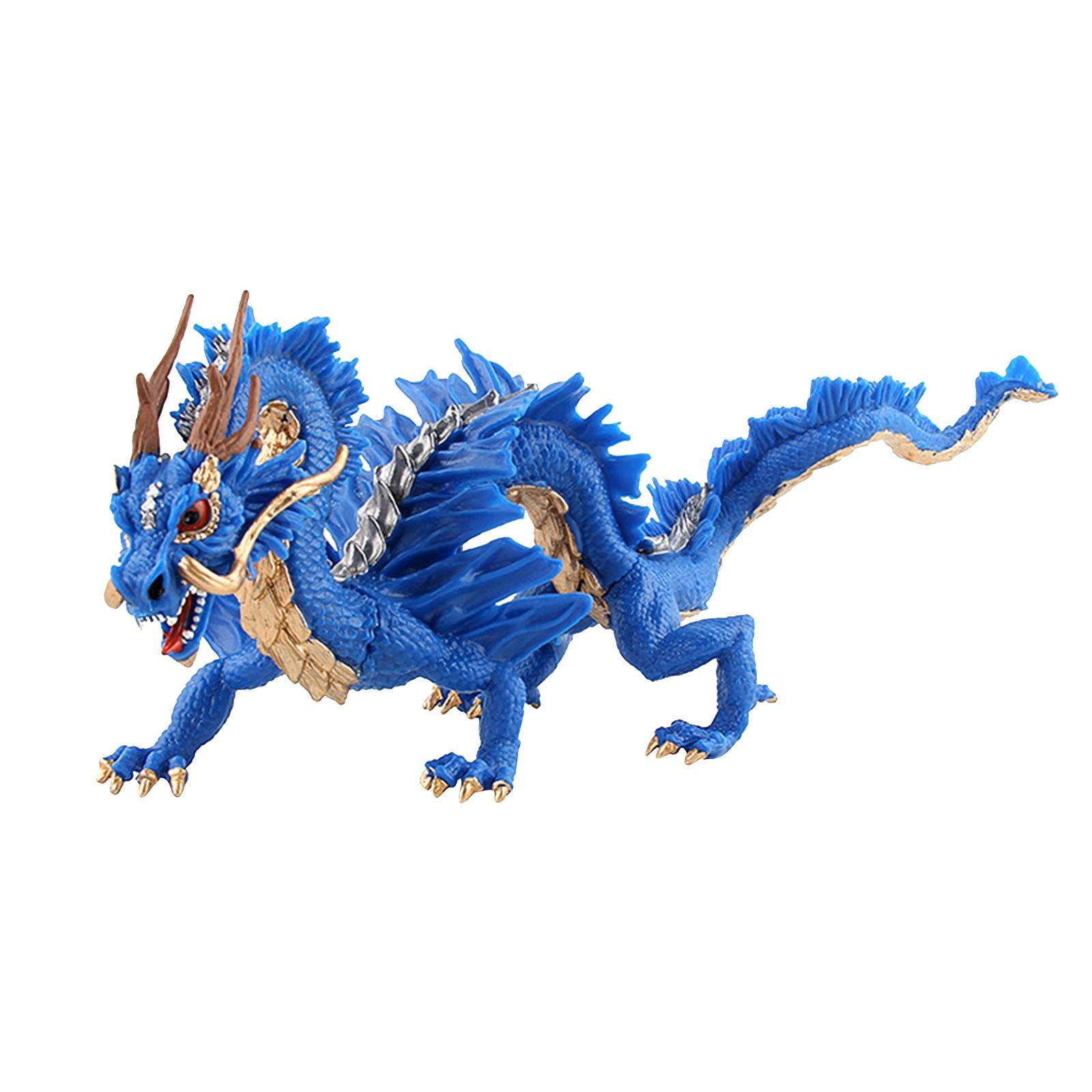 

Творческая Новинка Модель Дракона Игрушка Украшение Модель Развивающие Игрушки синий