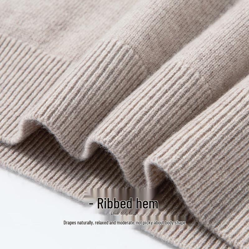 Hodo Men's Cashmere Blend Round Neck Sweater