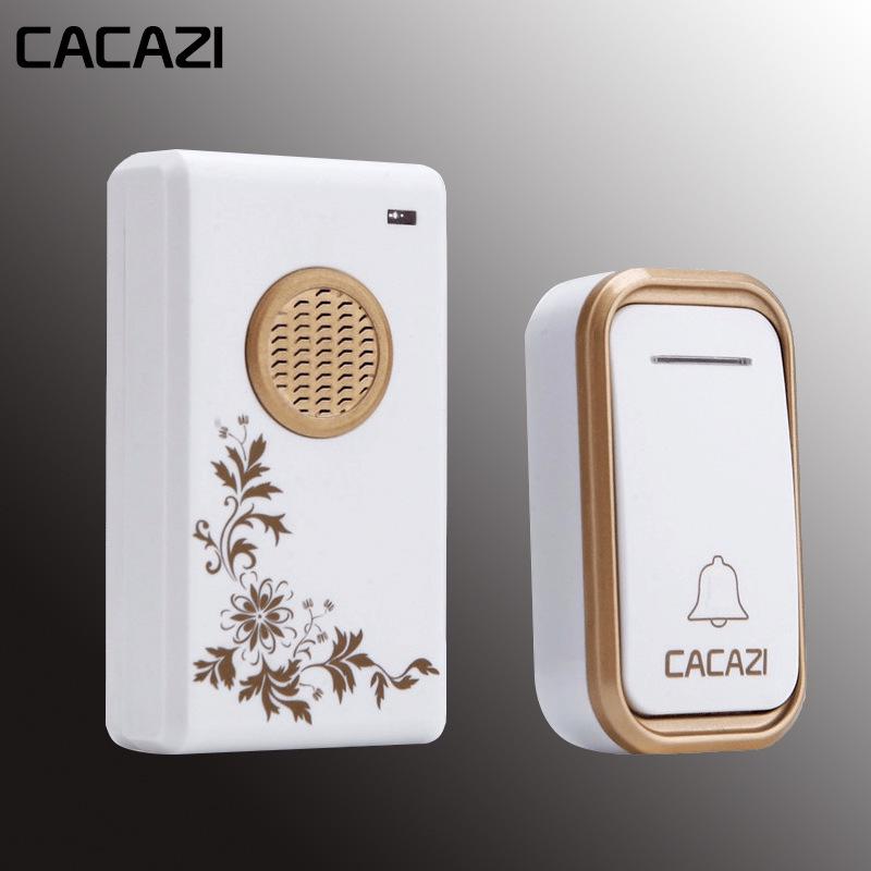 Wireless Smart Home Doorbell: AC Digital Music, Long-Range, Waterproof, One-to-One Remote Control No