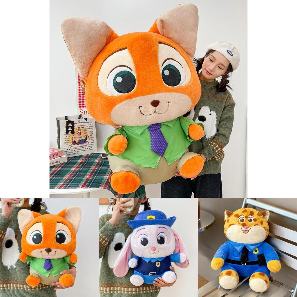 Zootopia Crazy Animal City Plush Fox Toy With Pp Cotton Filling For Kids Gift