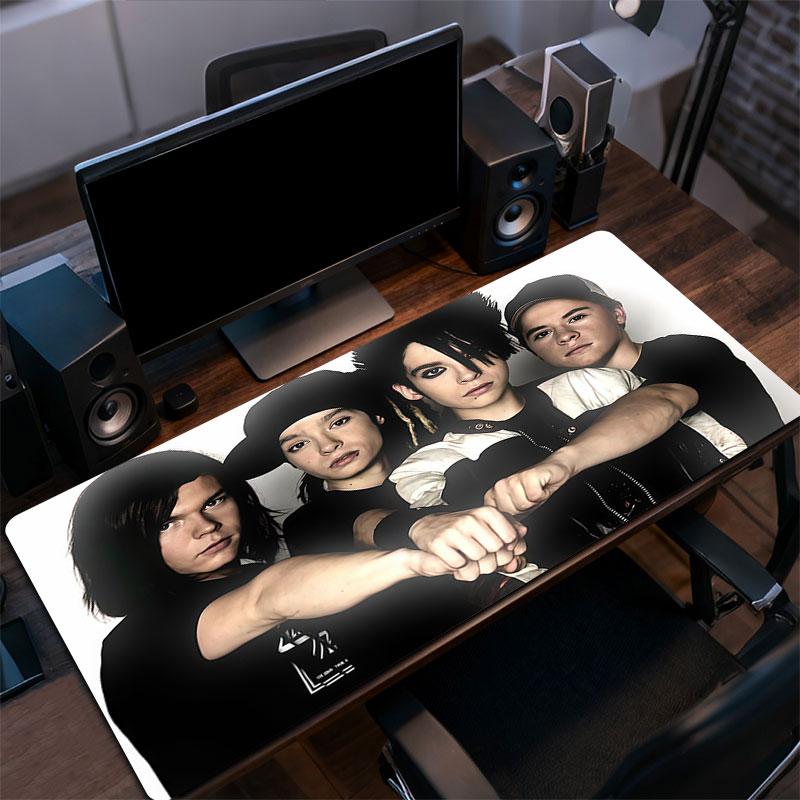 Tokio Hotel Band Mouse Pad, Large Gaming Desk Mat, Non-slip XXL Mousepad for Laptop & Tablet, Mini PC Playmat with Stitched Edges