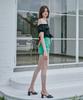 PANDORAFIT [Short] Watery Jeans Mint