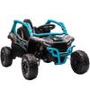 Veículo Elétrico Off-Road 12V para Crianças, Controle Remoto, Luzes LED, Música, Buzina, para Crianças de 3-8 Anos, Azul